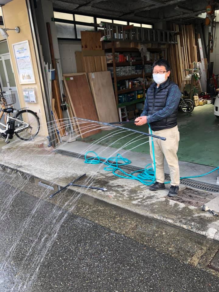 雨漏れ散水試験用