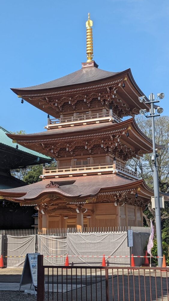 本門寺の三重塔